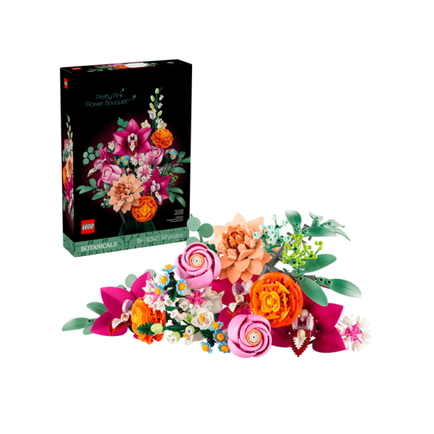 Smuk pink blomsterbuket