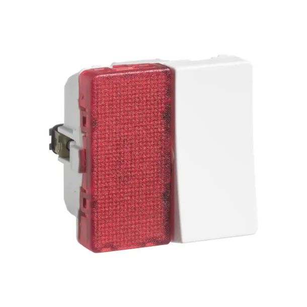 Fuga afbryder 1P lampemodul 16AX 250V hvid