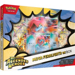 Ascended Heroes - Mega Feraligatr ex Collection Box - Pokemon kort Kommer online d. 22 Maj kl. 10.00