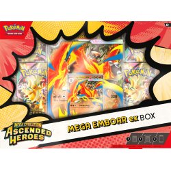Ascended Heroes - Mega Emboar ex Collection Box - Pokemon kort - Kommer online d. 22 Maj kl. 10.00