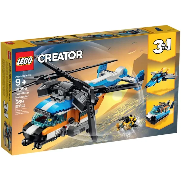 Helikopter med to rotorer