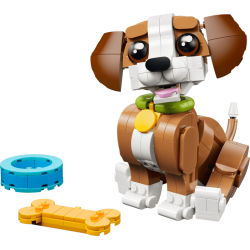 S�de dyr: Legesyg hundehvalp