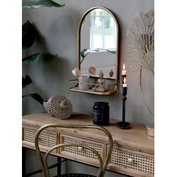 Buddha siddende H13,5/L9,5/B5 cm latte