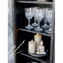 Buddha siddende H18/L13/B6 cm latte