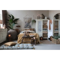 Buddha siddende H41/L30/B16 cm latte