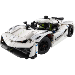 Koenigsegg Jesko Absolut-hyperbil � hvid