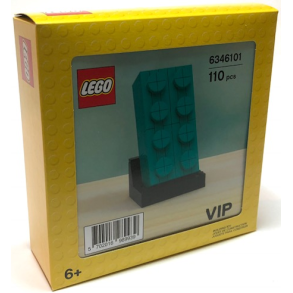 Buildable 2 x 4 Dark Turquoise Brick