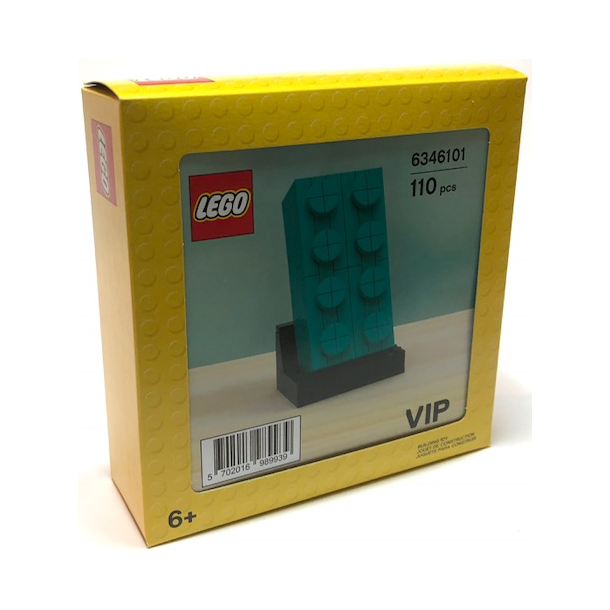 Buildable 2 x 4 Dark Turquoise Brick