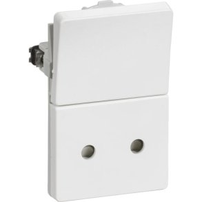 Fuga Stikkontakt U/J med afbryder 1,5M hvid