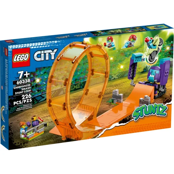 Smadrende chimpanse-stuntloop