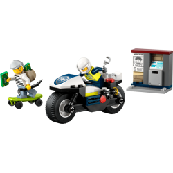 Politimotorcykel p� forbryderjagt