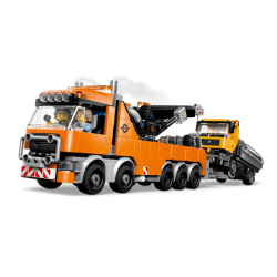 Stort bj�rgningsk�ret�j med kran