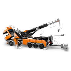 Stort bj�rgningsk�ret�j med kran