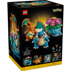 Venusaur, Charizard og Blastoise