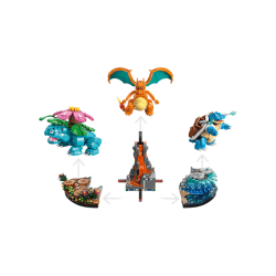 Venusaur, Charizard og Blastoise