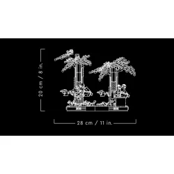 Diorama med speederjagt p Endor