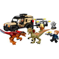 Pyroraptor og dilophosaurus-transport