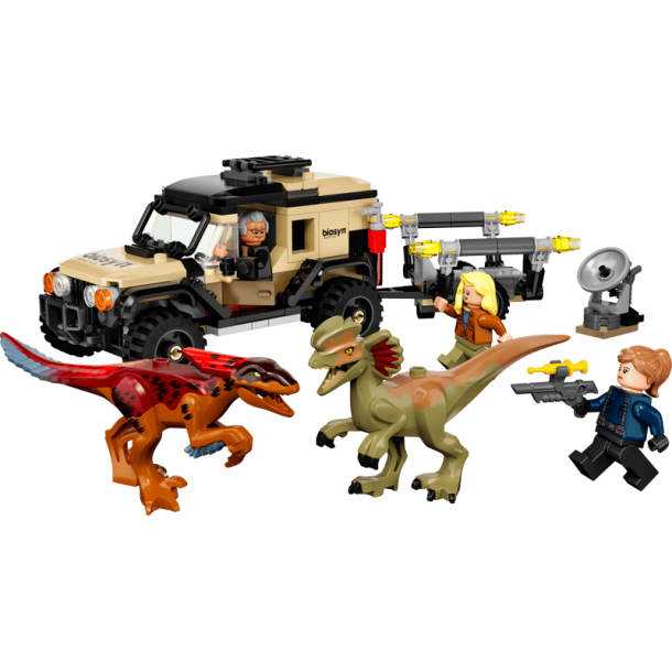 Pyroraptor og dilophosaurus-transport