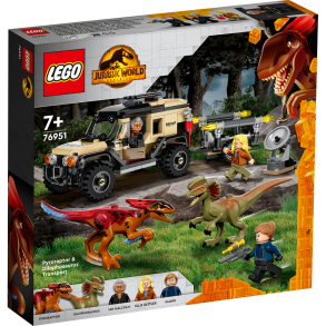 Pyroraptor og dilophosaurus-transport