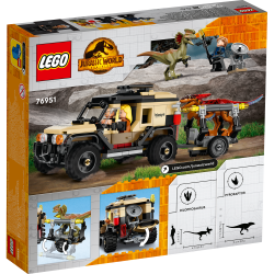 Pyroraptor og dilophosaurus-transport