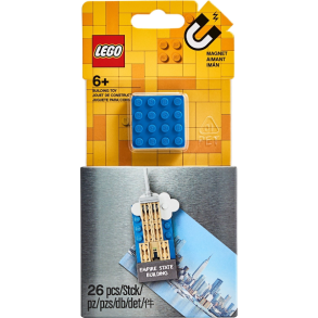 Empire State Building Magnet Build blister pack
