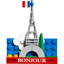 Eiffel Tower Magnet Build blister pack