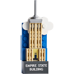 Empire State Building Magnet Build blister pack