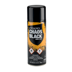 CITADEL: CHAOS BLACK TM Model Paint Spray- 400ml