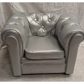 Mini Chesterfild slv stol 