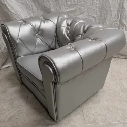 Mini Chesterfild slv stol 