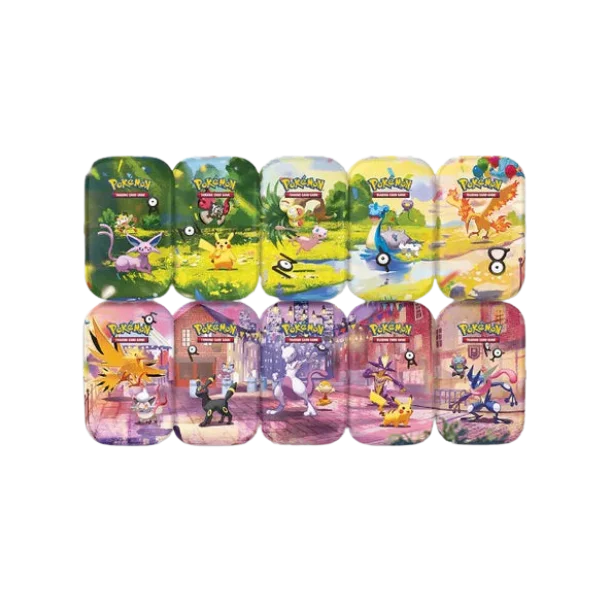30th Celebration - Mini Tin Display (10 Mini Tins) - Pokemon kort