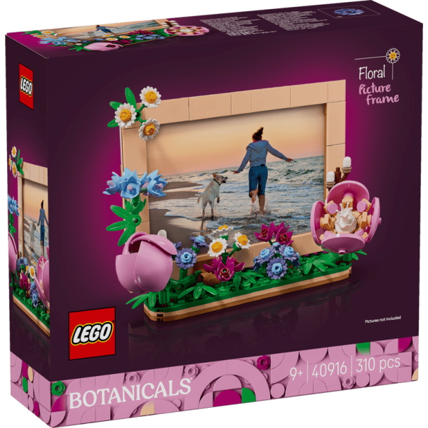 Billedramme med blomster