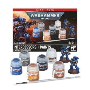 Space Marines Intercessors +Paints 11th ed