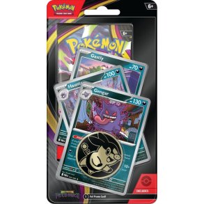 Pok�mon Blisterpakke - 1-Pak Premium Checklane Blister: 1 Mega Evolution: Pitch Black Booster Pakke + Gengar Line Promos & M�nt