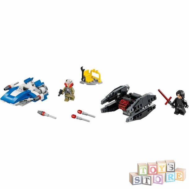 LEGO STARWARS A-wing&#153; mod TIE Silencer&#153; Microfighters 75196