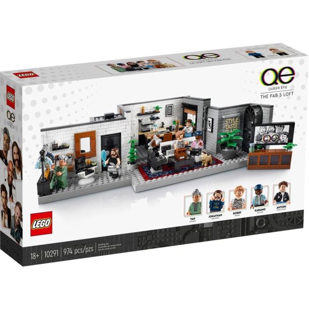 lego ideas Queer Eye &#150; The Fab 5 Loft 10291