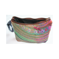 Taske Pung Kosmetikpung Penalhus hndlavet med strop