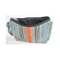 Taske Pung Kosmetikpung Penalhus hndlavet med strop