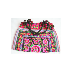 Taske stor hndlavet i friske farver