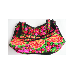 Taske stor hndlavet i friske farver