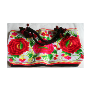 Taske stor hndlavet i friske farver