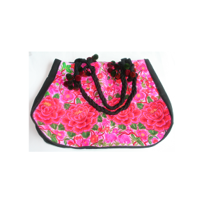 Taske stor hndlavet i friske farver