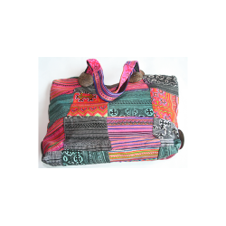 Taske stor hndlavet i friske farver