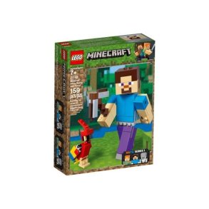 LEGO MINECRAFT Stor Steve-figur med papegje 21148