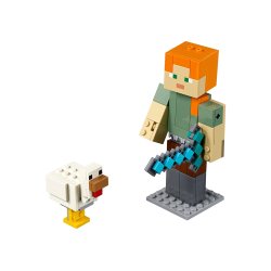 LEGO MINECRAFT Stor Alex-figur med hne 21149