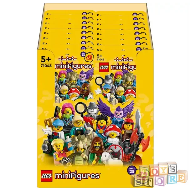 LEGO Minifigures 71045 Serie 25 - Hel kasse med 36 sker/figurer