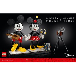 Bygbare Mickey Mouse og Minnie Mouse-figurer 43179