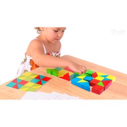 Farverige klodser basis fra Voila