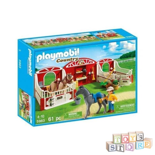 Playmobil 5983 Riding Stables Country Pony / Horse Stable