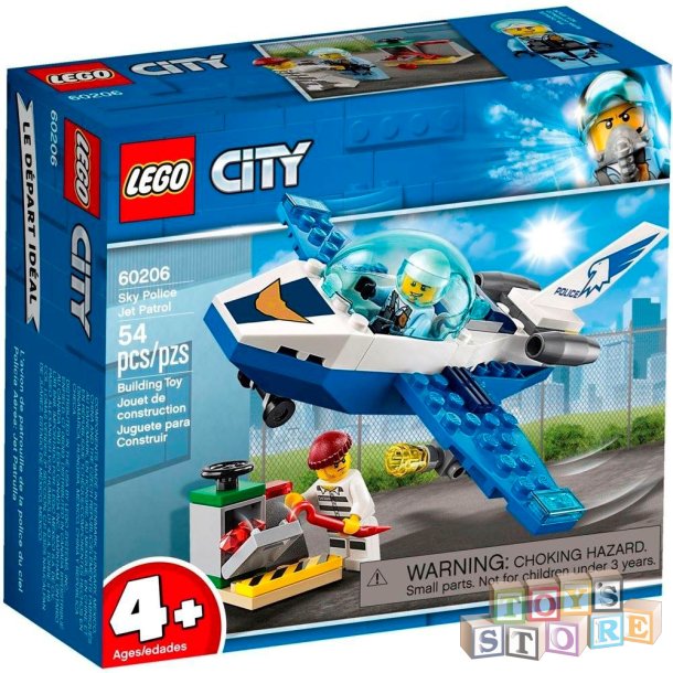 LEGO CITY Luftpolitiets patrulje-jetfly 60206